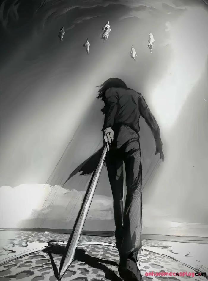 ảnh anime nam cầm kiếm katana 25
